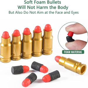 تفنگ اسباب بازی کلت تیر پرتابی پوکه پران Toy Gun مدل ‎XWUK-034_اسباب بازی